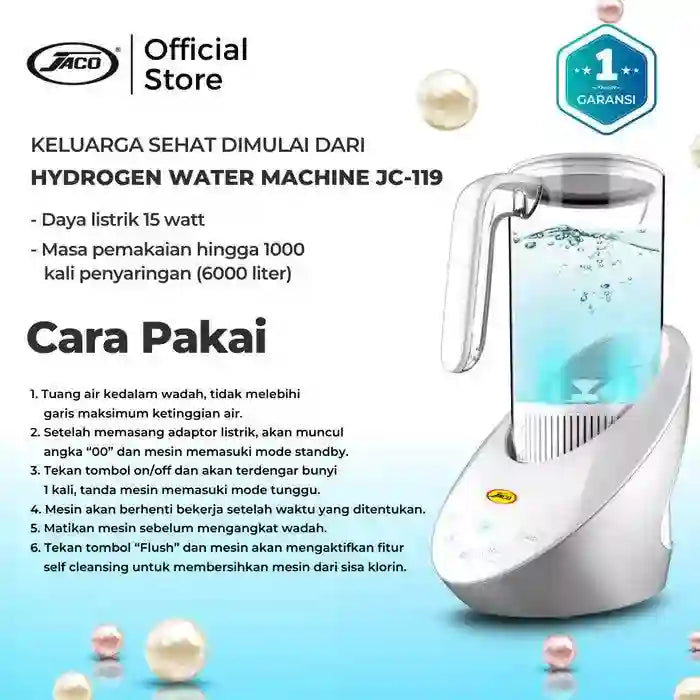 Hydrogen Water Machine JC 119 Jaco TV Shopping