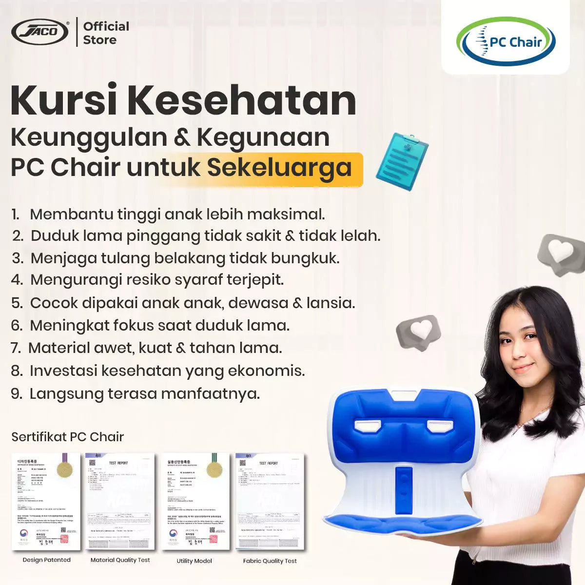 Posture Corrector (PC Chair) Jaco TV Shopping