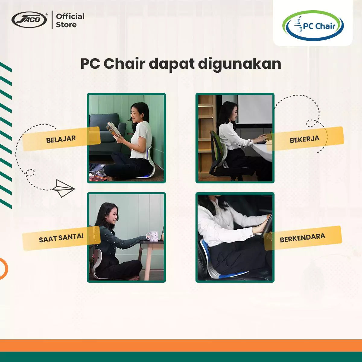 Posture Corrector (PC Chair) Jaco TV Shopping