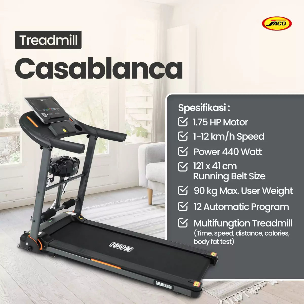 Treadmill Casablanca - JACO