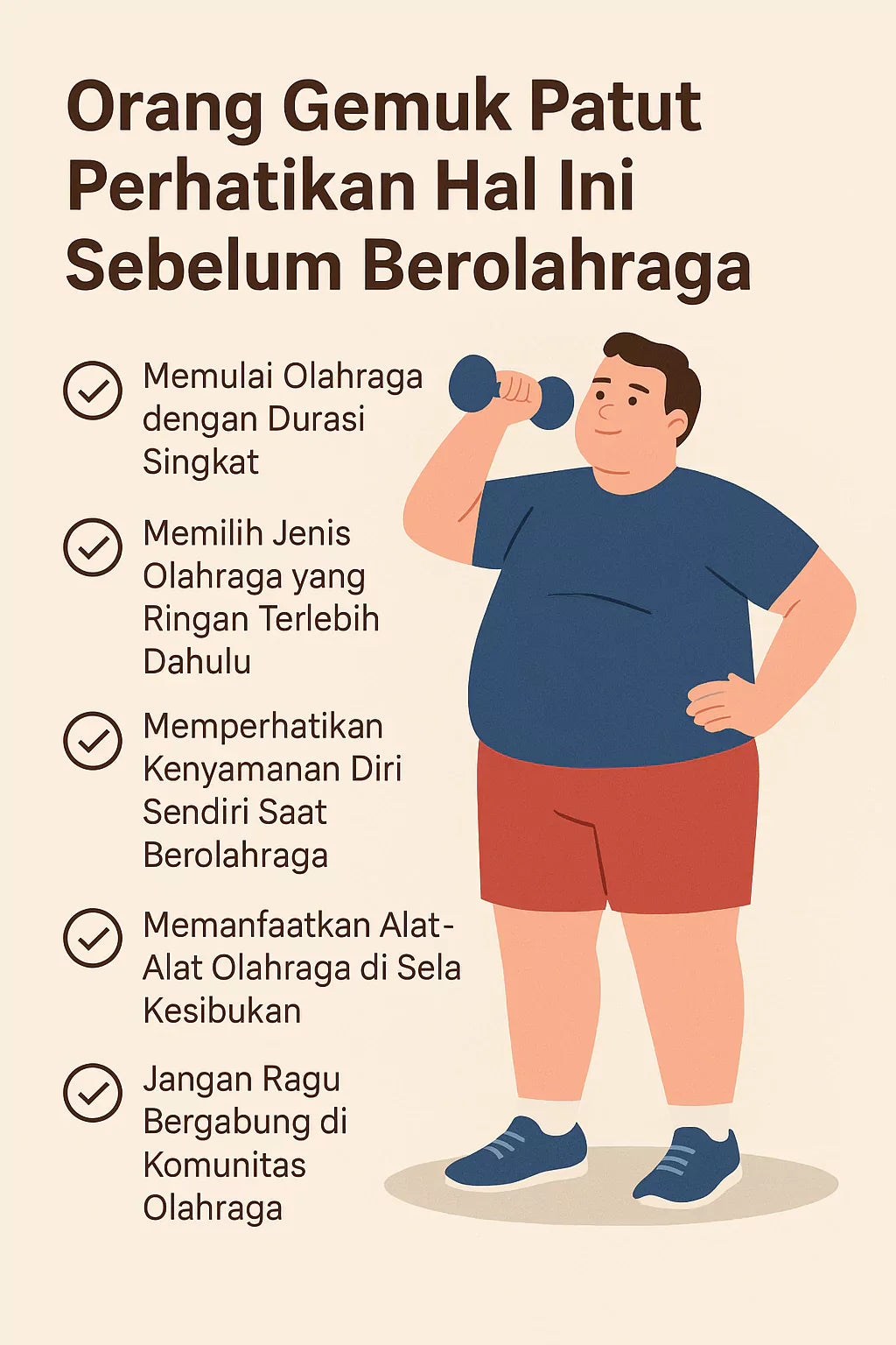 Orang Gemuk Patut Perhatikan Hal ini Sebelum Berolahraga