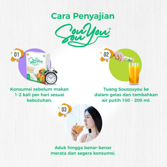 Sousouyou Enriching FIber Drink Minuman Detox 1 Sachet Suplemen Detox Jaco TV Shopping