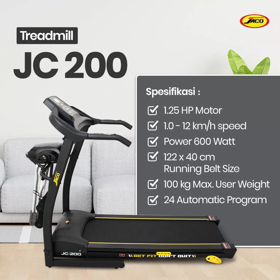 Treadmill Portable JC 200