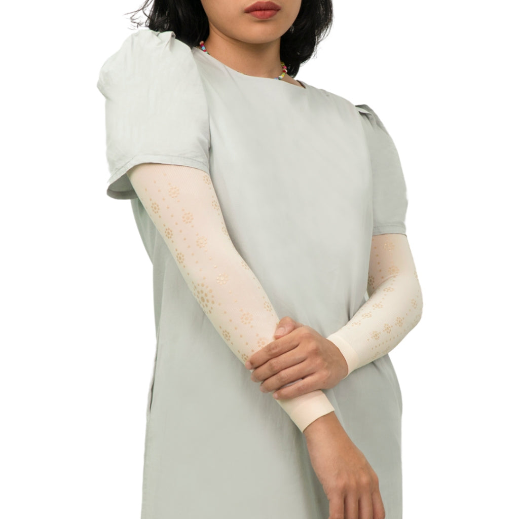 Manset Lengan Slimfreeze UV Arm Cover Manset Pengecil Lengan Korset Kesehatan Anti Gerah
